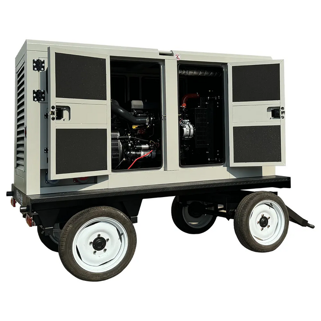 12kW-50kW Trailer Type Diesel Generator Set 15kVA-60kVA Genset