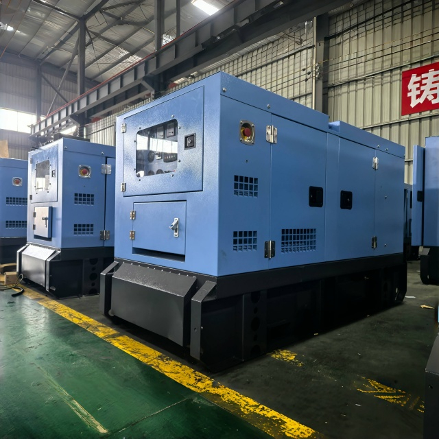 Silent Diesel Generator 100kw-250kva 1500RPM AC Single Phase 6 Cylinder Water Cooling 60Hz Frequency ATS Option 230V Rated